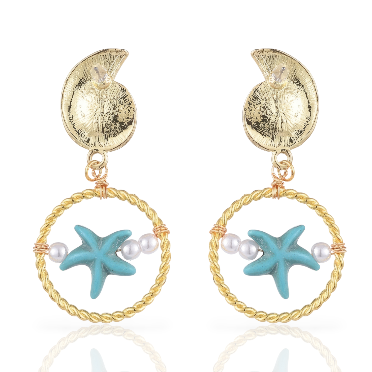 Unique Gold Dangle Earrings | Shop DC Jewels